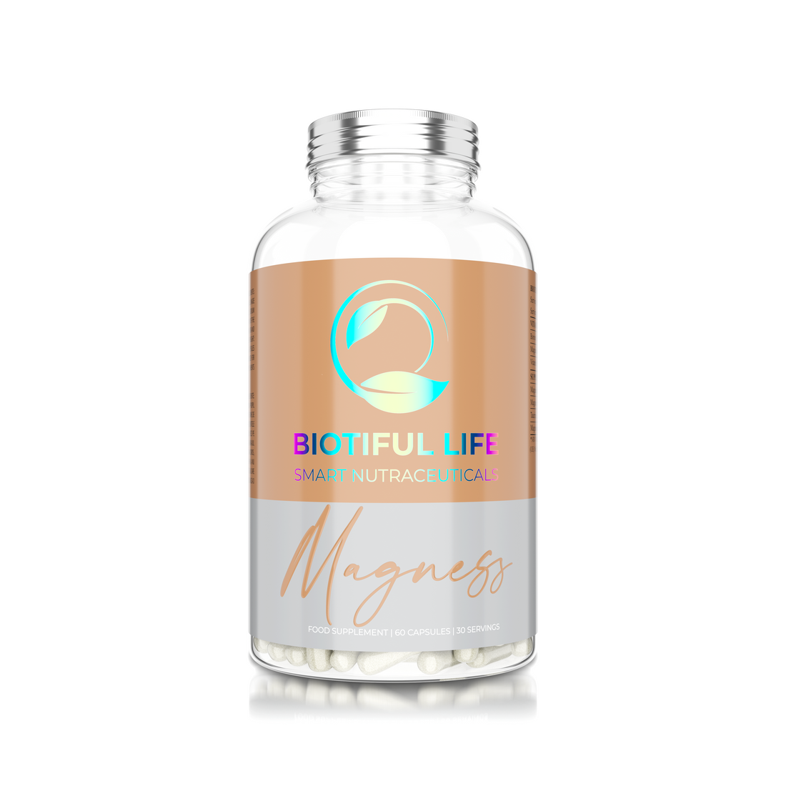 MAGNESS – chelated magnesium capsules, 3 forms, by Biotiful Life