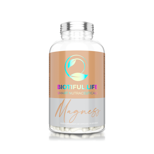MAGNESS – chelated magnesium capsules, 3 forms, by Biotiful Life