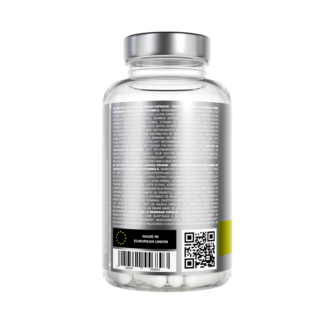 SUN DOSE - VITAMIN D, K2, Magnesium