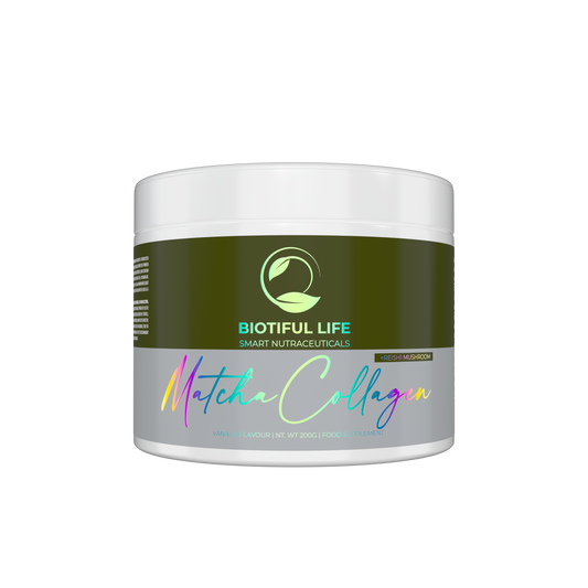 MATCHA COLLAGEN – ceremonial matcha and collagen drink powder by Biotiful Life