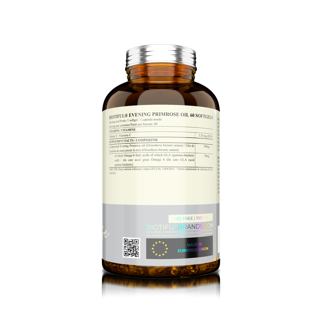 PrimRose Evening Primrose Oil by Biotiful Life – product view 2
