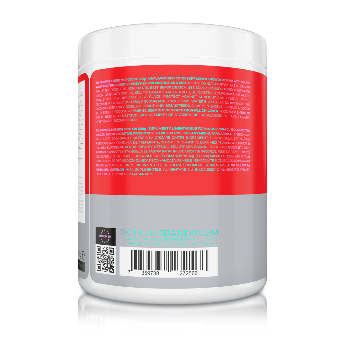 Queen Protein Unflavored by Biotiful Life – product view 3